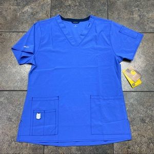NEW! Women’s Carhartt Force Cross-Flex Scrub Top Shirt Size Medium W/Tags